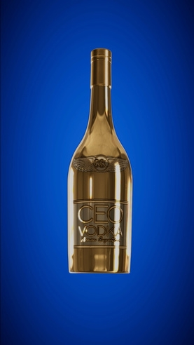 CEO Vodka Gold Bottle